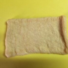 キッチンペーパー使用 油揚げの開き方 レシピ 作り方 By はぁぽじ 楽天レシピ